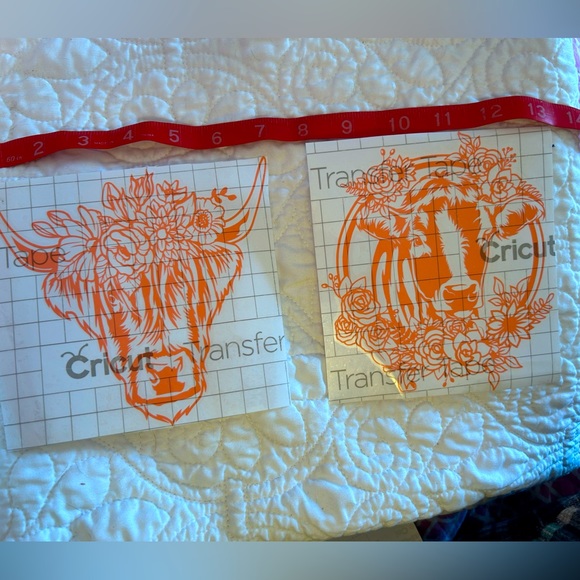 2 Cow Vinyl Decals - Picture 2 of 5